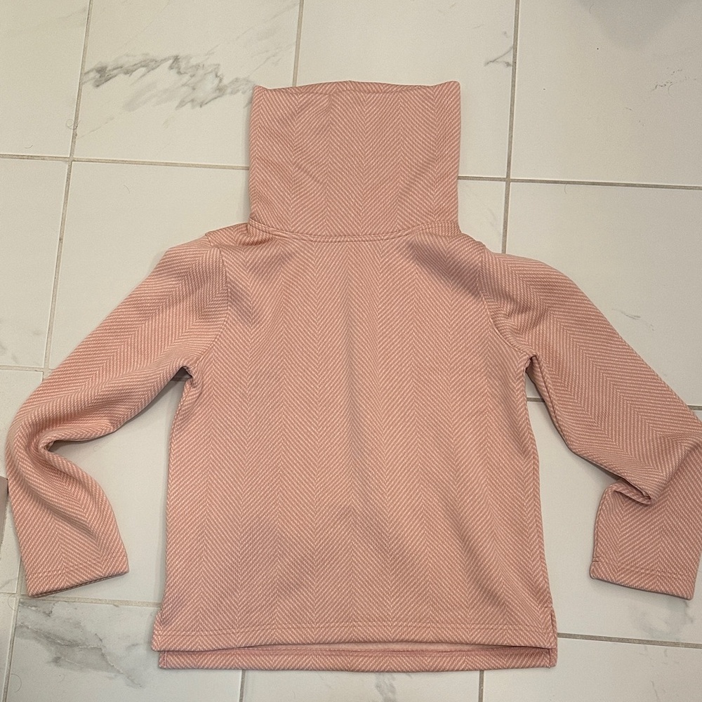 J. Crew Pink Cowl Neck Sweater